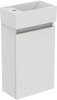 IDEAL STANDARD TIEMPO | MEUBEL PACK 370X210X670 MM IN WIT AFWERKING 1 KRAANGAT ZONDER OVERLOOP 1 DEUR