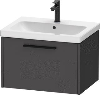 DURAVIT D-Code Wastafelonderbouw hangend 634 x 460 mm mm mm voor wastafel 239965 Grafiet Mat