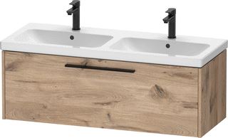 DURAVIT D-Code Wastafelonderbouw hangend 1184 x 460 mm voor wastafel 240012 Gemarmerd eikenhout Mat