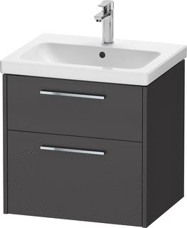 DURAVIT D-Code Wastafelonderbouw hangend 584 x 460 mm voor wastafel 239960 Grafiet Mat