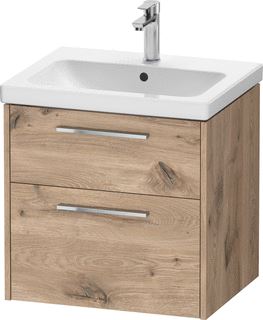 DURAVIT D-Code Wastafelonderbouw hangend 584 x 460 mm voor wastafel 239960 Gemarmerd eikenhout Mat