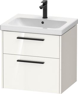 DURAVIT D-Code Wastafelonderbouw hangend 584 x 460 mm voor wastafel 239960 Wit Hoogglans