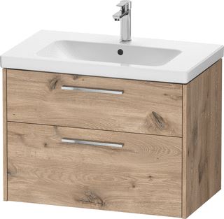 DURAVIT D-Code Wastafelonderbouw hangend 784 x 460 mm voor wastafel 239980 Gemarmerd eikenhout Mat