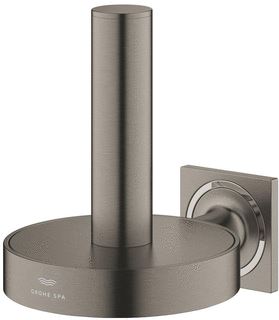 GROHE ALLURE RESERVE CLOSETROLHOUDER VOOR 1 ROL BRUSHED HARD GRAPHITE 