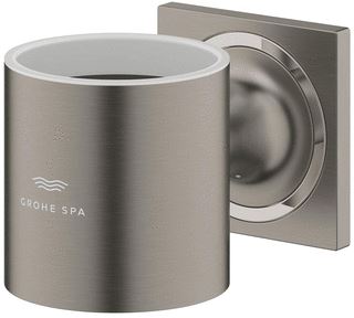 GROHE ALLURE HOUDER VOOR ZEEPDISPENSER EN GLAS BRUSHED HARD GRAPHITE 