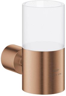 GROHE ATRIO NEW CLASSIC GLAS-/ZEEPHOUDER ZONDER GLASDEEL BRUSHED WARM SUNSET 