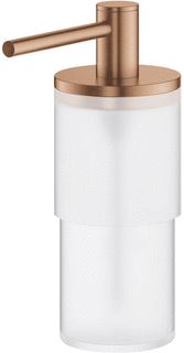 GROHE ATRIO NEW CLASSIC ZEEPDISPENSER 160ML MAT GLAS BRUSHED WARM SUNSET 