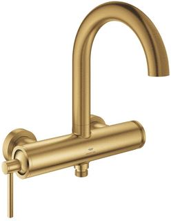 GROHE ATRIO NEW CLASSIC BADKRAAN MET OMSTEL MET KOPPELINGEN HOH=15CM BRUSHED COOL SUNRISE 