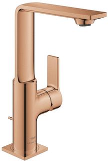 GROHE ALLURE 1-GATS WASTAFELKRAAN L-SIZE MET WASTE MET HENDELGREEP VOORSPRONG 13.1CM WARM SUNSET 