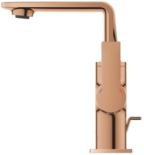 GROHE ALLURE 1-GATS WASTAFELKRAAN M-SIZE MET WASTE MET HENDELGREEP VOORSPRONG 11.8CM WARM SUNSET 