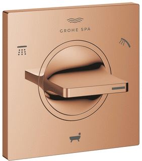 GROHE ALLURE AFBOUWDEEL VOOR INBOUW 3-WEG OMSTELLING WARM SUNSET 