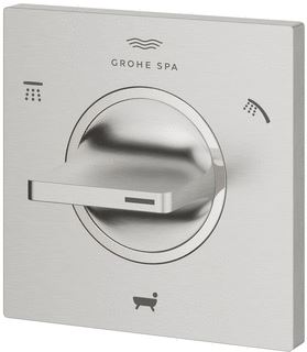 GROHE ALLURE AFBOUWDEEL VOOR INBOUW 3-WEG OMSTELLING SUPERSTEEL 