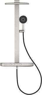 GROHE RAINSHOWER AQUA DOUCHESYSTEEM MET SMARTCONTROL DOUCHEKR. THERM. MET HOOFDD- VIERKANT 40X23CM 2ST. MET HANDDOUCHE 13CM 3 ST. SUPERSTEEL 