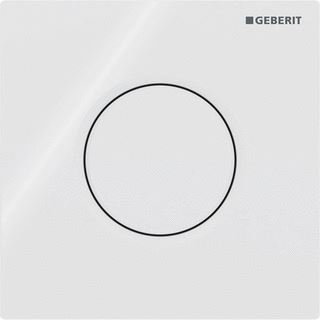 GEBERIT SIGMA01 URINOIR BEDIENINGSPLAAT PNEUMATISCH WIT