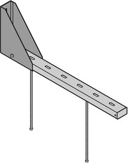 KAMPMANN WANDCONSOLES HXBXL 728 MM X 132 MM X 705 MM RAL 9016 VERKEERSWIT BOUWGROOTTE 12 25 VOOR TANDEM 300