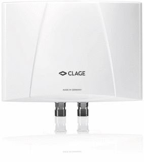 CLAGE DOORSTROOM WARMWATER TOESTEL E-MINI M-O M3 (BOVENBOUW) 2 L/MIN BIJ 40°C 3,5 KW 15A 220V 3/8