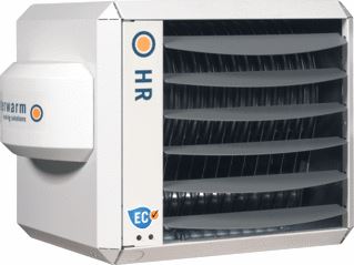 WINTERWARM HR10 EC GASGESTOOKTE HOOGRENDEMENT LUCHTVERWARMER EC VENTILATOR 12KW 1600-2200M3/H