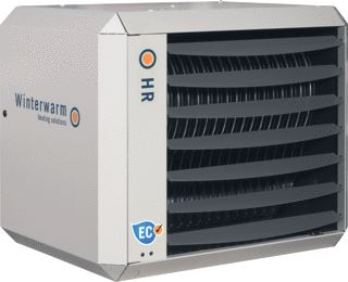 WINTERWARM HR30 EC GASGESTOOKTE HOOGRENDEMENT LUCHTVERWARMER EC VENTILATOR 29KW 1900-3150M3/H,