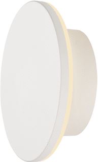 SLV D-RING S WANDLAMP FASE 2700/3000K FASE IP65 WIT