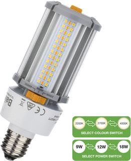 BAILEY LED-LAMP LED CORN WIT LE 155MM DIAM 60MM TEMP 2200 4000K 