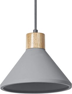 LEDVANCE DECOR CONCRETE WOOD PENDANT 220 MM E27 DARK GRAY