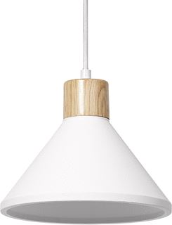 LEDVANCE DECOR PLASTER WOOD PENDANT 220 MM E27 WHITE