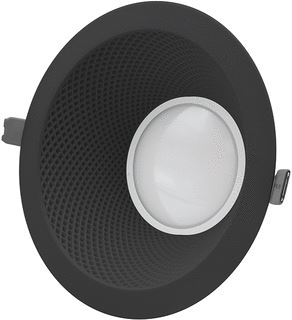 INTERLIGHT NOVA LED DOWNLIGHT 14W 170MM 6 INCH 3CCT 3D PRINTED KUNSTSTOF DIAMANT ZWART IP44