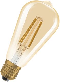 LEDVANCE VINTAGE 1906 LED CLASSIC EDISON DIM 7.2W 824 GOLD E27