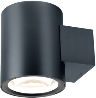 SLV OCULUS WANDOPBOUWARMATUUR ROND 2000-3000K 15W DIM-TO-WARM PHASE 100GRADEN DONKERBRONS