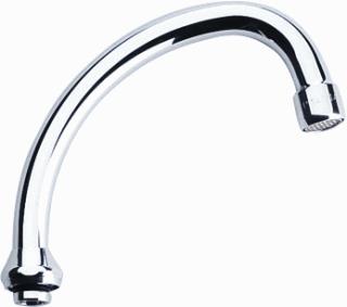 GROHE BUISUITLOOP SANITAIRKRAAN MET MOUSSEUR G3/4 131MM HOOGTE ZONDER AANSLAG 140MM VOORSPRONG J-UITLOOP DRAAIBAAR CHROOM 