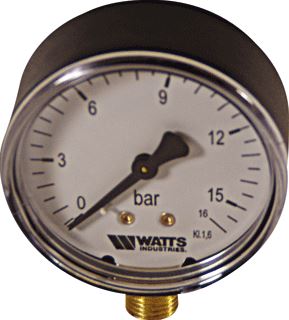 WATTS MANOMETER 63R 1/4 0/16B