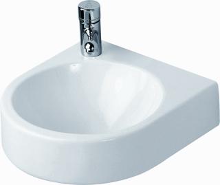 DURAVIT ARCHITEC KERAMISCHE FONTEIN 380MM ROND AFLEG: LINKS WIT 