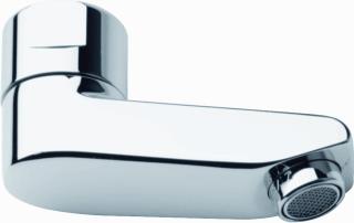 GROHE EUROECO BUISUITLOOP SANITAIRKRAAN G3/4 64MM HOOGTE 75MM VOORSPRONG UITLOOP RECHT DRAAIBAAR CHROOM 