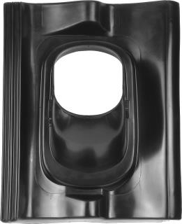 UBBINK DAKDOORVOERPAN TYPE RBB SNELDEK/WEERTER GIT 125MM 25-45° KUNSTSTOF 1-PAN(NEN) VERTICALE DOORVOER 