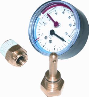 EURO-INDEX MANO-THERMOMETER 63MM 1-2-