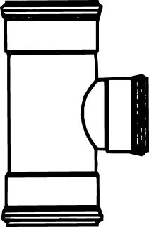 PIPELIFE T-STUK SN4 90G 125X110 MOF/MOF 