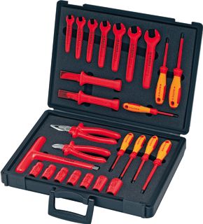 KNIPEX GEREEDSCHAPSET 9912 1000V 24D +KOF