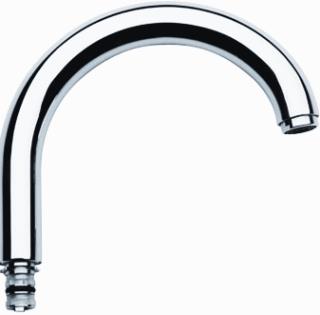 GROHE BUISUITLOOP SANITAIRKRAAN 175MM VOORSPRONG J-UITLOOP DRAAIBAAR CHROOM 