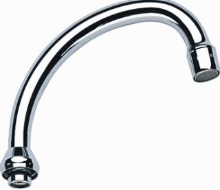 GROHE BUISUITLOOP SANITAIRKRAAN MET MOUSSEUR G3/4 140MM VOORSPRONG J-UITLOOP DRAAIBAAR CHROOM 