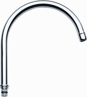 GROHE BUISUITLOOP SANITAIRKRAAN MET MOUSSEUR 247MM HOOGTE MET AANSLAGBEGRENZER 225MM VOORSPRONG J-UITLOOP DRAAIBAAR CHROOM 