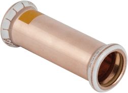 GEBERIT MAPRESS OVERSCHUIFSOK GAS RECHT 1-DELIG KOPER MET HNBR AFDICHTRING 15MM X 15MM (PERSMOF X PERSMOF)