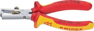 KNIPEX AFSTRIPTANG MET OPENINGSVEER UNIV GEISOLEERD MET MEER-COMPONENTENGREPEN VDE-GETEST VERCHROOMD 160 MM 5,0 MM / 10,0 MM2