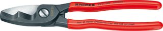 KNIPEX 9511 KABELSCHAAR GESCHIKT VOOR MAX. KABELDIAMETER 20MM MAX. KABELDOORSNEDE 70MM2 GEISOLEERD GREEPUITVOERING KUNSTSTOF TOTALE LENGTE 200MM 