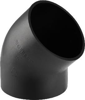 GEBERIT PE BOCHT 45 GR D 40