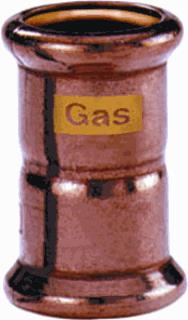 VSH XPRESS CU GAS RECHTE KOPPELING SOK 15 X 15MM KOPER GAS (PERS X PERS) 
